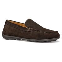 GEOX SPHERICA EC16 Heren Loafers Donkerbruin Leer Maat 39