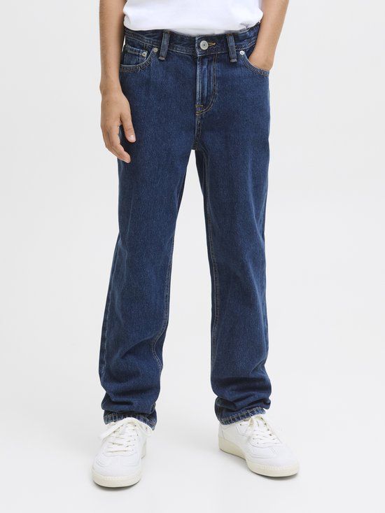JACK&JONES Jongens Jeans JJICLARK JJORIGINAL AKM 512 SN JNR Blauw - Maat 146