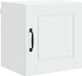 vidaXL Wandkast PORTO Hoogglans wit 40 x 31 x 40 cm Bewerkt hout