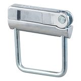CURT 22325 klemversteviger voor trekhaak, geen gereedschap nodig, anti-ratel, geschikt voor 2-inch ontvanger, holle of massieve pinnen