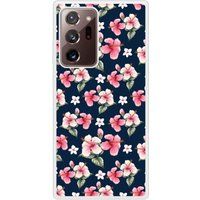 Samsung Beschermende siliconen case compatibel met Galaxy Note 20 Ultra Hibiscus Vintage