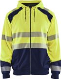 Blåkläder Hooded sweatshirt High Vis 3546-2528 - High Vis Geel/Marineblauw - M