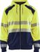 Blåkläder Hooded sweatshirt High Vis 3546-2528 - High Vis Geel/Marineblauw - M
