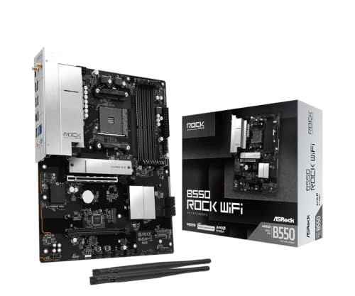 AsRock Moederbord B550 Rock WiFi - ATX - Socket AM4 - AMD B550 (90-MXBV20-A0UAYZ)