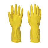 Portwest A800 Huishoud Latex Handschoenen - Geel - Maat XL
