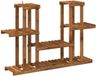 vidaXL Plantenstandaard Naturel 123 x 25 x 78,5 cm Massief Acacia Hout