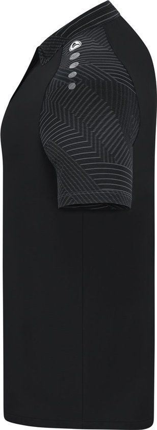 Performance Polo Sportpolo Unisex - Black/Grey - Size M - Football - Short Sleeve