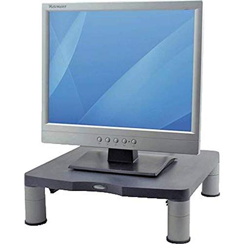 Fellowes Standaard monitorstandaard, in hoogte verstelbaar, ergonomisch, zeer stabiel voor alle soorten monitoren tot 21 inch