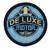 HKM Applicatie De Luxe Motor Patches, Blauw/Wit