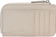 Marc O'Polo Florica Leather Zip Wallet Grey Silk crème