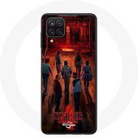 Maniacase Samsung Galaxy A42 5G Stranger Things Poster Crew Fan Art Seizoen 4