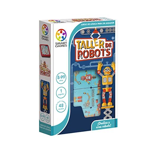 Smart games - Robot-werkplaats, bordspellen voor kinderen van 8 jaar, kinderspellen, puzzel voor kinderen, bordspel, educatief spel van 8 jaar