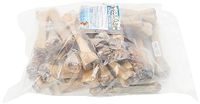 Arquivet Gehaaste buffelbot, gevuld met buffelkern, 21 cm, zak met 30 stuks, 5,250 g, natuurlijk hondenetui