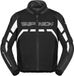 Spidi Rapid, veste textile/cuir H2Out, couleur : Noir/Gris Foncé, taille : XL
