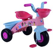 OEM Driewieler voor de eerste stapjes, prinsessenmodel, geschikt vanaf 1 jaar, gemaakt van kunststof