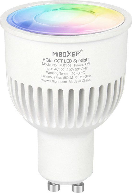 Mi-Light Mi-Boxer GU10 RGB+CCT 6W LED Spot