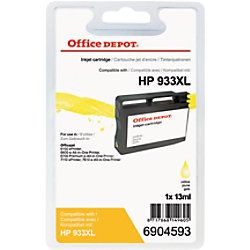 Office Depot Compatible HP CN056E Inkcartridge Geel