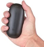 Lifesystems Chauffe-mains rechargeable avec fonction power bank, batterie USB et USB C 10 000 mAh, 4 réglages de chaleur, jusqu'à 14 heures de chaleur, noir