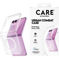CARE by PanzerGlass Urban Combat Case voor de Samsung Galaxy Z Flip 8 / Flip 7 - Transparant