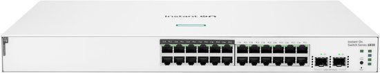 Aruba Instant On 1830 24G PoE Switch (JL813A) - 24-poorts Gigabit, 195W PoE, Managed