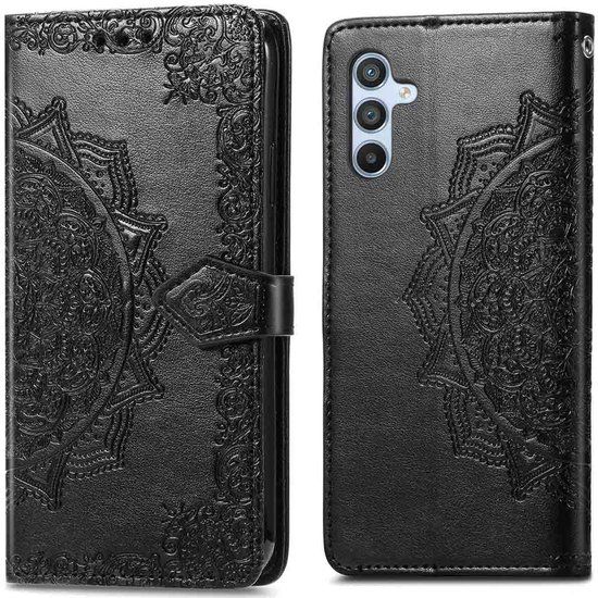 imoshion Hoesje - Geschikt voor Samsung Galaxy A26 - Mandala Bookcase - Zwart
