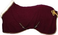Pagony Collar II Showdeken - Paardendeken - Maat: 215 - Bordeaux - Fleece