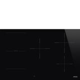 Smeg SI1M4854D - 80cm Black Induction Cooktop - 5 Zones - Built-in