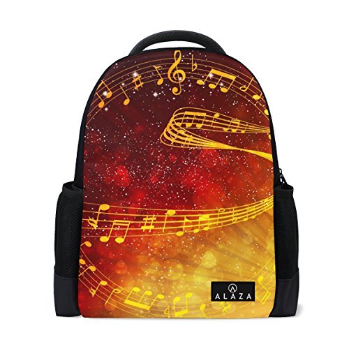 My Daily Mijn dagelijkse mooie muziek Motes rugzak 14 Inch Laptop Daypack Bookbag voor Travel College School