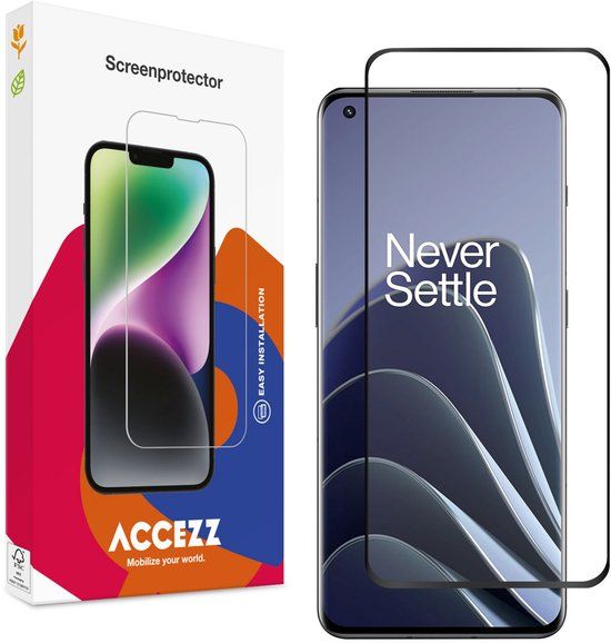 Accezz Screen Protector - Gehard Glas Full Cover - Geschikt voor OnePlus 10 Pro / OnePlus 11