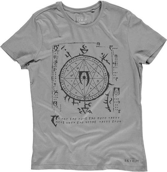 The Elder Scrolls V - Skyrim - Mysterium Xarxes Heren T-shirt - gemêleerd grijs - XL
