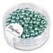 Rayher Hobby Rayher 14842408 Rocailles, 4mm ø, mintgroen mat, doos 150 stuks