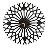 Homemania Horloge, Geometrische klok, Zwart