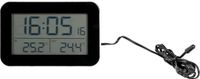 Benson Multifunctioneel weerstation - thermometer en alarmklok - 11 x 7,3 cm - binnen en buiten