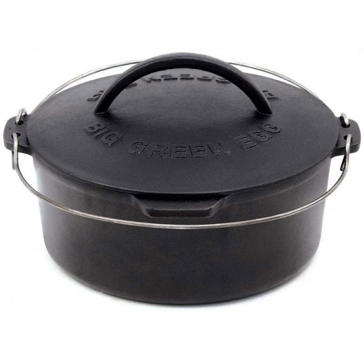Big Green Egg Cast Iron Dutch Oven - Zwart