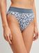 CALIDA Dames Slips Dierenprint Blauwgrijs/Wit Katoen/Elastaan Maat S