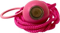 Boulemaus Jeu de Boules Magneet Krachtige Magnetische bouleopraper violet-rose in de vorm van but met koord – 4 kg