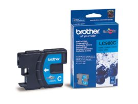 Brother LC980C Cyaan Inktcartridge
