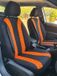 Bremer Sitzbezüge Autostoelhoezen voor Lexus CT BJ vanaf 2010 – Stoelhoezen voor bestuurder en passagier in Zwart/Oranje