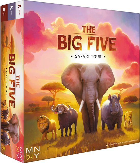 MNKY Entertainment The Big Five Bordspel | MNKY Entertainment | Strategisch spel | Nederlands
