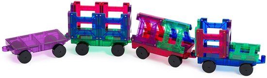 Playmags 3D Magnetische Tegels Trein Set - 20 Delige