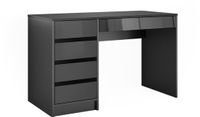 Vicco Sherry Bureau – 55 x 120 cm met laden Antraciet Hoogglans