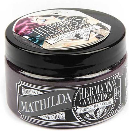 Hermans Amazing Haircolor Mathilda Granny grey semi permanente haarverf grijs - 115 ml