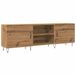 Syfax Artisanaal Eikenkleurig Tv-meubel 150x30x50 cm Bewerkt Hout