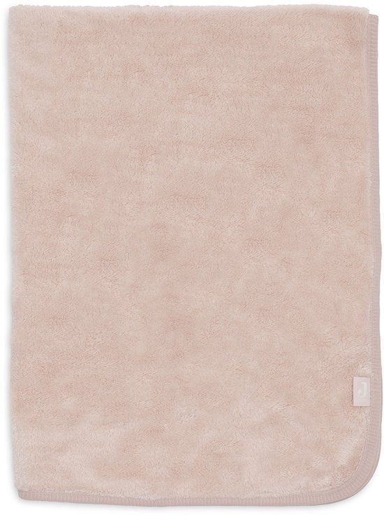 Jollein Baby Deken Wieg 75x100cm Basic Sherpa/Jersey Silk Rose