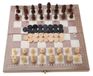 Schaakspel Jeu d'échecs pliable en bois - 31,5 x 31,5 cm