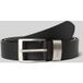 PIERRE CARDIN leren heren riem - zwart