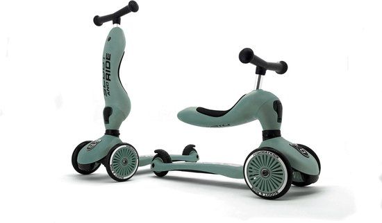 Scoot & Ride Highwaykick 1 Step - Loopfiets Forest - Groen