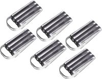 HI Deurstopper - 6 stuks - Rubber - Zwart