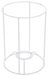 Solidchoice - Cadre de abat-jour en métal pour lampe de table et de plafond