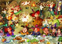 Grafika Puzzle François Ruyer - Repas entre Sorcières